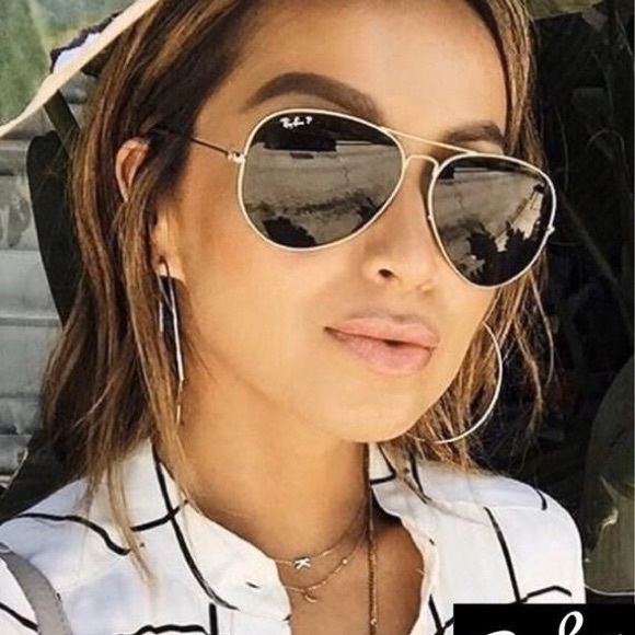 Ray-Ban Gold Frame Aviator Sunglasses Large Frames Vintage - Picture 1 of 14
